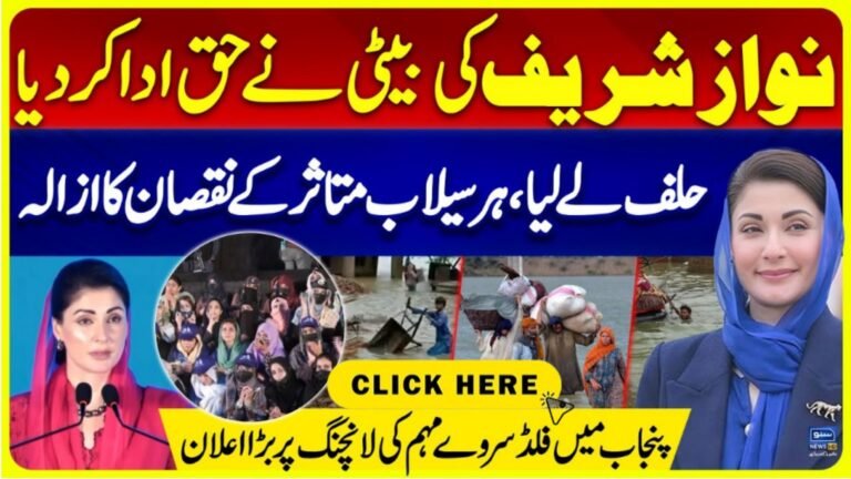 Breaking News: Rs. 5.8 Billion Flood Relief Package 2025 – Online Registration Guide