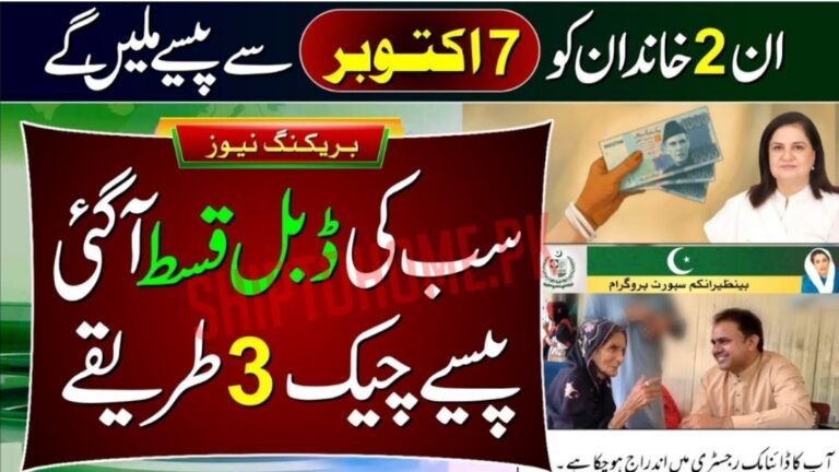 BISP Kafalat 2025: Check Your Latest Payment Status Online – October Update