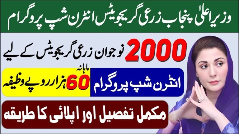 Punjab Agriculture Internship 2025 (Phase 2) – Registration, Eligibility & Stipend Details