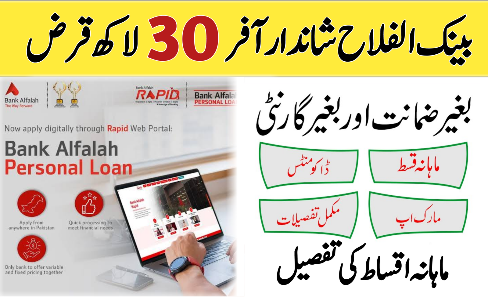 Bank Alfalah Personal Loan