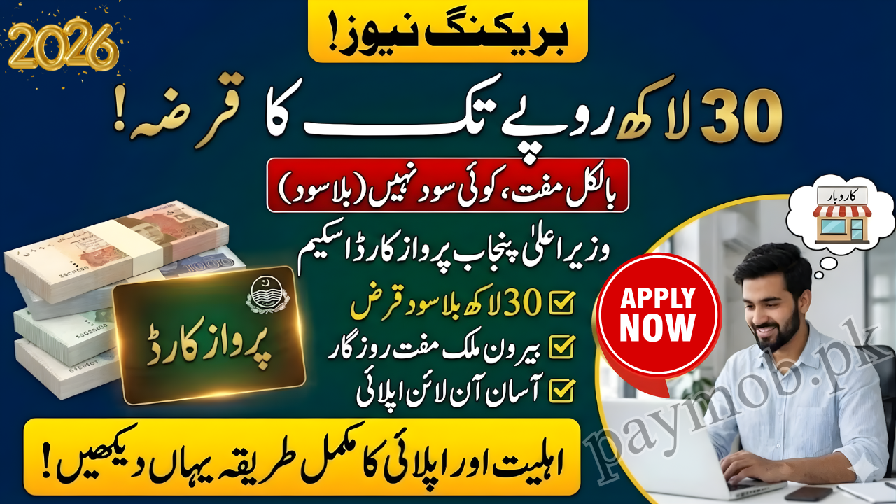 CM Punjab Parwaz Card