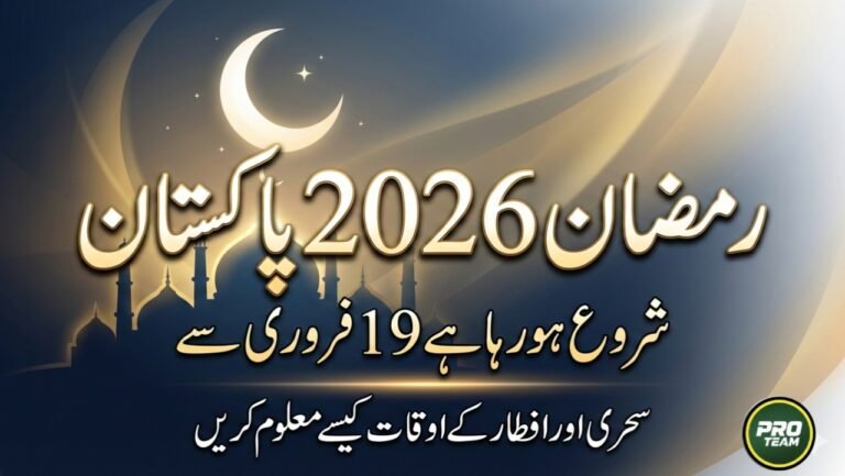 Ramadan 2026 Date in Pakistan: Met Office Predicts First Fast on Feb 19
