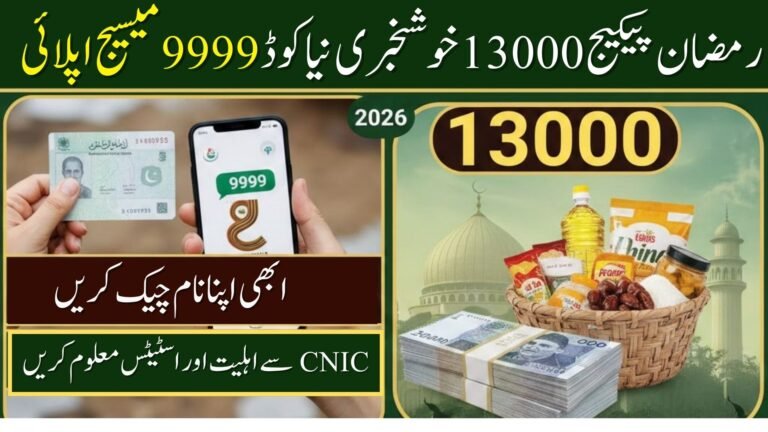 Check Your Name in 9999 PM Ramzan Package